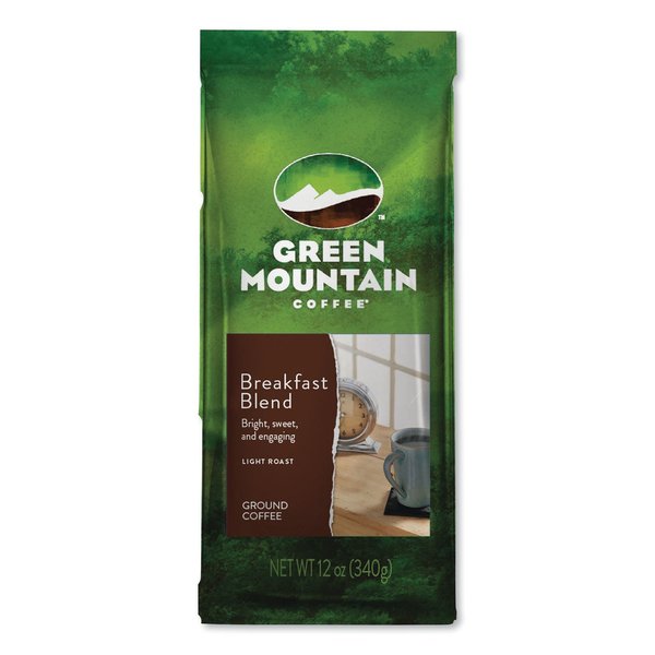 Green Mountain Coffee Breakfast Blend Ground Coffee, 12 oz Bag 38520